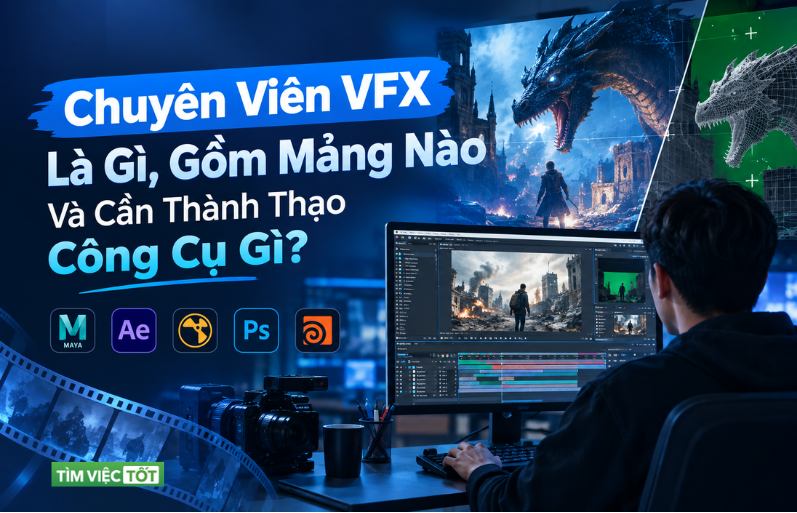 Chuyên Viên VFX Là Gì, Gồm Mảng Nào Và Cần Thành Thạo Công Cụ Gì?